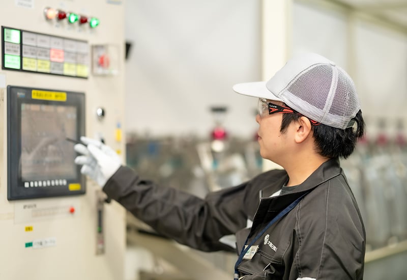 モノシラン充填設備